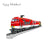 City Series Train With Tracks Building Blocks