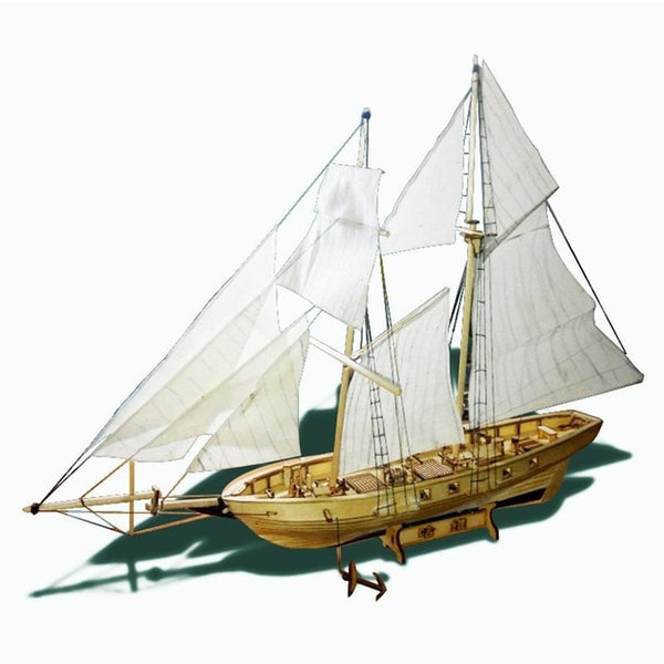 Assembling Building Kits Ship Model Wooden Sailboat