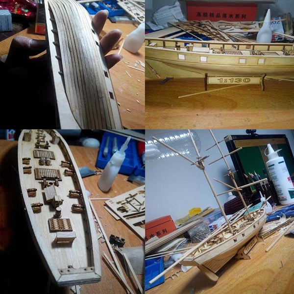 Building Kits Ship Model Wooden Sailboat