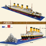 Titanic cruise ship model boat