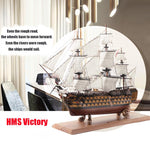 Handmade Assembly Ship 21" Wooden Sailing Boat Model Kit