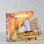 Wooden Scale Model Ship Assembling Classics Antique  Building Kits