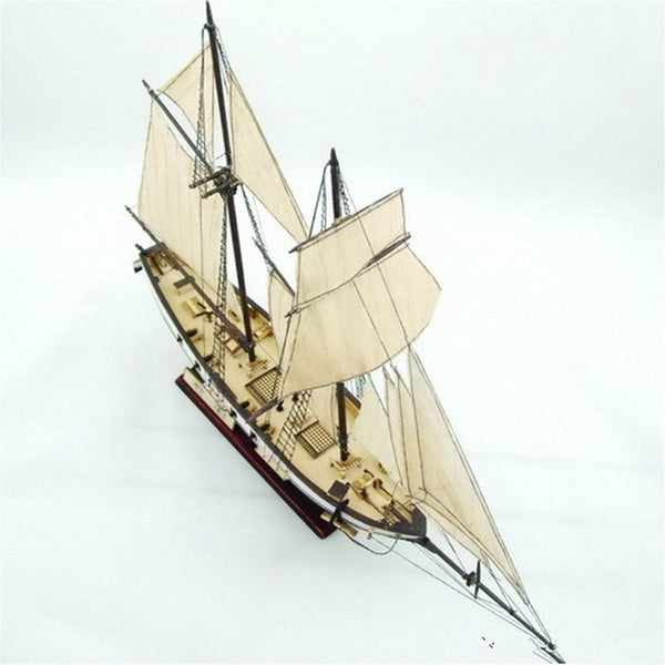 Sailboat Model 380x130x270mm Ship Assembly Model