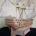 Wood Assembled Victory Royal Navy Ship