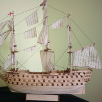 Wood Assembled Victory Royal Navy Ship