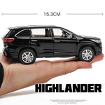 TOYOTA Highlander Diecast Alloy Car Model