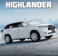 TOYOTA Highlander Diecast Alloy Car Model