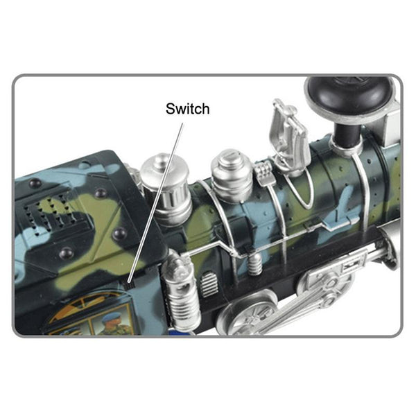 New Electric Dynamic Steam RC Track Train Set